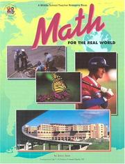 Front cover of Math for the Real World (Middle School Teacher Resource Book) by Jerry Aten