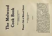Front cover of The Melwood cook book by Woman's Club of Melwood District