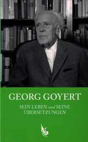 Cover of Georg Goyert by Kerstin Barlach