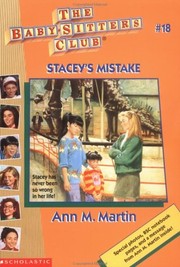 Front cover of Stacey's Mistake (The Baby-Sitters Club #18) by Ann M. Martin