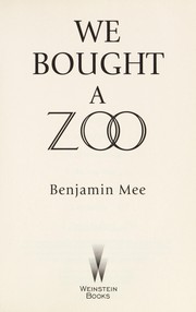 Front cover of We bought a zoo by Benjamin Mee