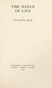 Front cover of The dance of life by Havelock Ellis