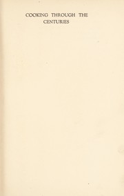Front cover of Cooking through the centuries by J. R. Ainsworth Davis