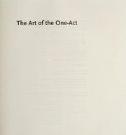 Front cover of The art of the one-act by Arnold Johnston