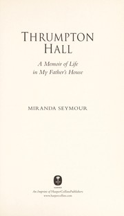 Cover of Thrumpton Hall by Miranda Seymour