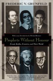 Cover of Prophets without honour by Grunfeld, Frederic V.