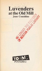 Front cover of Luvenders at the old mill by June Considine