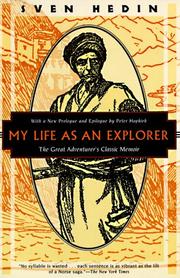 Front cover of My life as an explorer by Sven Hedin