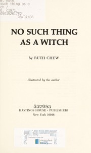 Cover of No Such Thing As a Witch by Ruth Chew
