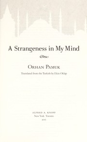 Front cover of Kafamda bir tuhaflik by Orhan Pamuk