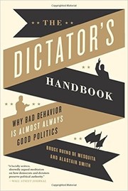 Cover of The dictator's handbook by Bruce Bueno de Mesquita