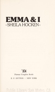 Front cover of Emma and I by Sheila Hocken