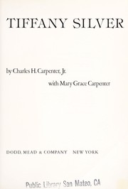 Cover of Tiffany Silver by Charles H. Carpenter