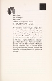 Cover of Managing the unexpected by Karl E. Weick