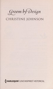 Cover of Groom by Design by Christine Johnson