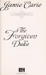 Cover of The Forgiven Duke by Jamie Carie