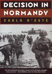 Cover of Decision in Normandy by Carlo D'Este