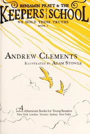 Cover of We hold these truths by Andrew Clements
