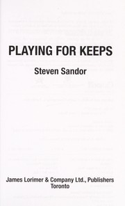 Cover of Playing for Keeps by Steven Sandor