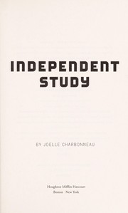 Front cover of Independent study by Joelle Charbonneau