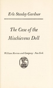 Front cover of The case of the mischievous doll by Erle Stanley Gardner