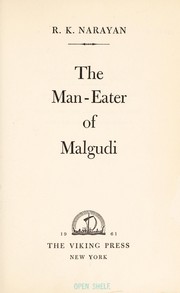 Front cover of The man-eater of Malgudi by Rasipuram Krishnaswamy Narayan