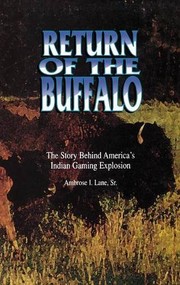 Front cover of Return of the Buffalo by Ambrose I. Lane Sr.