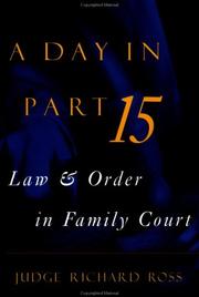 Front cover of A day in part 15 by Ross, Richard