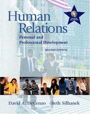 Cover of Human Relations by David A. DeCenzo