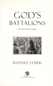 Cover of God's battalions by Rodney Stark