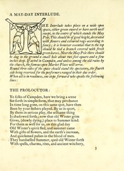Cover of A May-Day interlude by Gerald Bishop