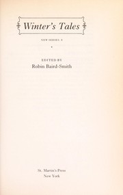 Cover of Winter's tales by Robin Baird-Smith