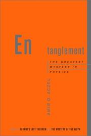 Cover of Entanglement by Amir D. Aczel