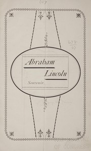 Front cover of Abraham Lincoln souvenir by George Washington Nims
