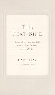 Cover of Ties that bind by David Isay