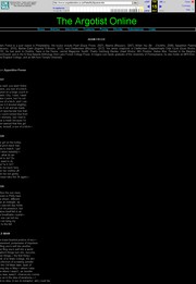 Cover of 2 (poetry) pages by The Argotist Online