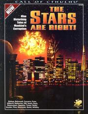 Front cover of The Stars Are Right! (Call of Cthulhu Horror Roleplaying) by Unknown
