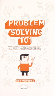 Cover of Problem solving 101 by Ken Watanabe