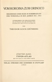 Cover of Vom Roroima zum Orinoco by Theodor Koch-Grünberg