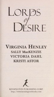 Front cover of Lords of Desire by Virginia Henley