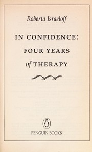 Cover of In Confidence by Roberta Israeloff
