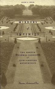 Front cover of Mirrors of infinity by Allen S. Weiss