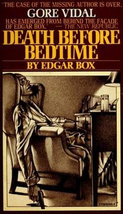 Cover of Death before Bedtime by Edgar Box