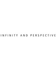 Cover of Infinity and perspective by Karsten Harries