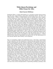 Front cover of White Queen psychology and other essays for Alice by Ruth Garrett Millikan