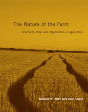Front cover of The nature of the farm by Douglas W. Allen