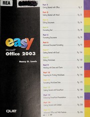 Cover of Easy Microsoft Office 2003 by Nancy D. Lewis