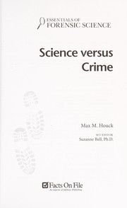 Front cover of Science Vs. Crime (Essentials of Forensic Science) by Max M. Hauck