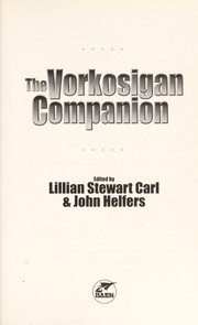 Cover of The Vorkosigan companion by Lillian Stewart Carl