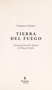 Cover of Tierra del Fuego by Francisco Coloane